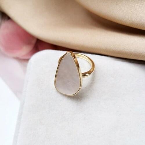 Mihan Delicate Jewelry Geometric Ring Popular Design Korean Temperament Hot Selling Resin Ring For Girl Lady Gifts