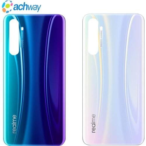100% NEW 6.4 Inch For Realme X2 Battery Cover Back Cover Replacement For Oppo Realme X2 Pro Back Housing Back Cover Battery Case