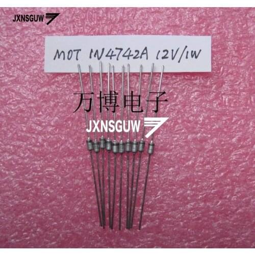 20PCS Original MOT Zener diode 1N4742 1N4742A DO-41 12V 1W Diode 4742