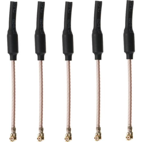 5PCS HGLRC 6.5cm 65mm 5.8G 2dBi U.FL IPEX IPX Omni Directional Linear Brass FPV Antenna RG178 For RC Drone