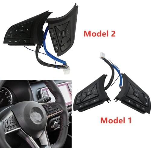 High Quality For Nissan Note Micra Navara Altima Kicks Qashqai Steering Wheel Button Switch Bluetooth Cruise Control Volume
