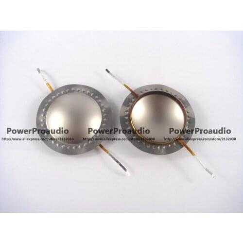 2PCS 1.75inch 44.4mm 44.5mm Speaker Diaphragm Horn Driver Repair kit 8Ohm Aluminium Flat Wire