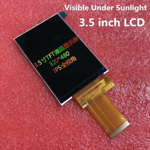 3.5 inch TFT LCD display screen R61529A 40PIN socket 320RGB*480 highlight backlight Resistance Capacitance Touch panel TP