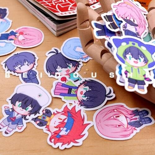 Anime SK EIGHT REKI SNOW MIYA Cherry Blossom JOE Cute Stickers DIY Waterproof Luggage Guitar Phone Decal Decor Cosplay 22Pcs
