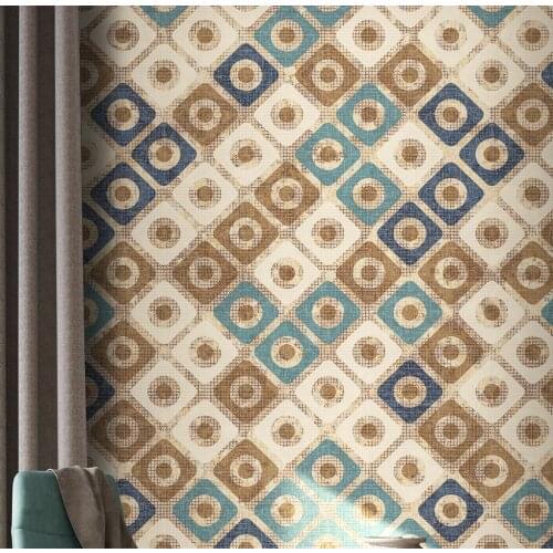 Beibehang custom Simple geometric graphic retro wallpaper modern mural wallpapers for living room home TV background wall murals