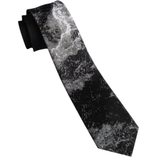 Free Shipping New Male mens Original design Wind and Waves Black Gradient Jacquard Embroidered Tie personality gift necktie