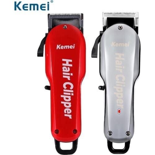 Kemei 7 Hours Large Capacity Battery Professional Wahl Hair Clipper Barber Shop Salon Coiffure Electric Cutter Shaving Machine