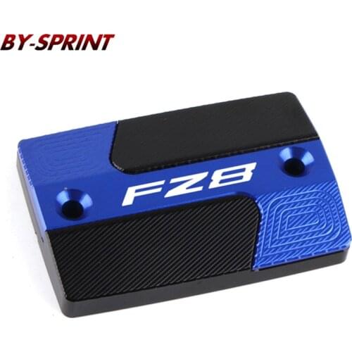 For YAMAHA FZ6 fz6 FZ6N FZ6S/R 2004-2015 FZ8 fz8 2010-2014 Motorcycle CNC Front Brake Fluid Reservoir Tank Cap Cover & LOGO