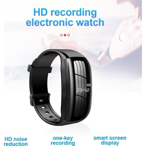 Mini Camera 1080P HD DV Professional Digital Voice Video Recorder Dictaphone Small Micro Watch Sound Home Secret Wristband Noise