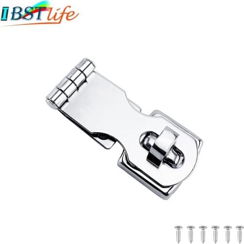Marine Grade Stainless Steel 304 Cabinet Door Swivel Eye Locking Safety Hasp latch Clasp for Boat Yacht Hardware Accessories