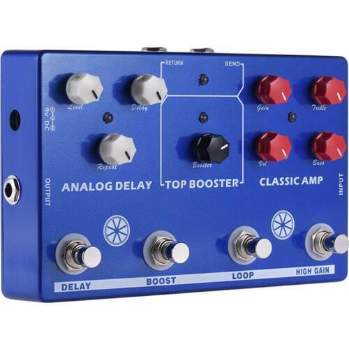 Mosky TONE MAKESTATION Guitar Effect Pedal Mini Effect Pedal 4 in 1 Guitar Parts & Accessories