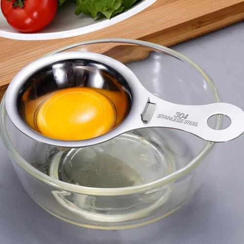 Stainless Steel Egg White Separator Tools Eggs Yolk Filter Gadgets Kitchen Accessories Separating Funnel Spoon Egg Divider Tool