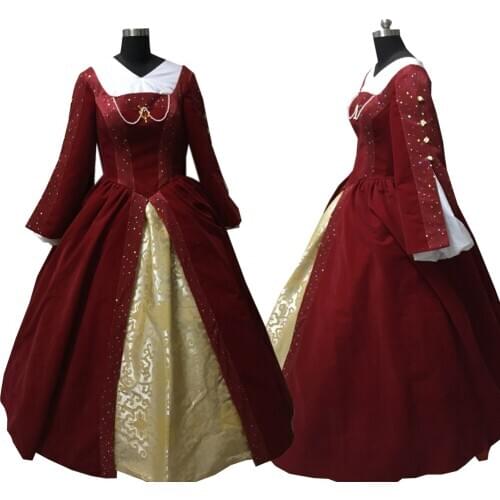 2020 New victorian Halloween Cosplay dress Colonial Georgian Renaissance Gothic Historical dress D-547