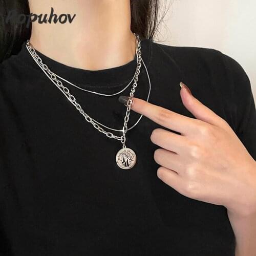 Ropuhov 2021 New 925 Silver Jewelry Korean Fashion Woman Lady Gift Retro Hip Pop Streetwear Trendy Wholesale