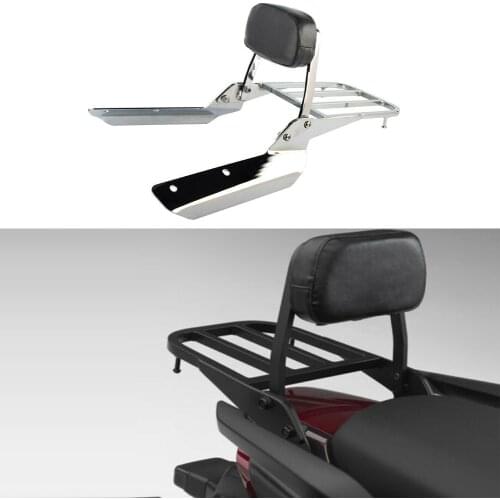 New Motorcycle Rear Sissy Bar Backrest Luggage Rack For Honda CTX700 CTX700D CTX700N 2014 2015 2016 2017 2018 Chrome