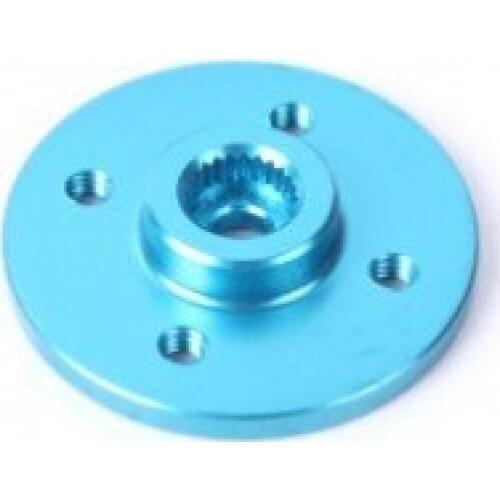 CNC Aluminum Alloy 24T Servo Plate-Blue Color for Hitec Series Servo