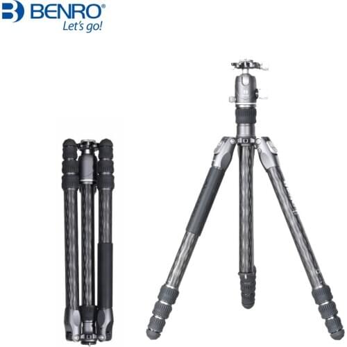 Benro RH328C RH328CK Tripod Carbon Fiber Monopod Rhino Tripods Camera Stands 4 Section DHL Free Shipping