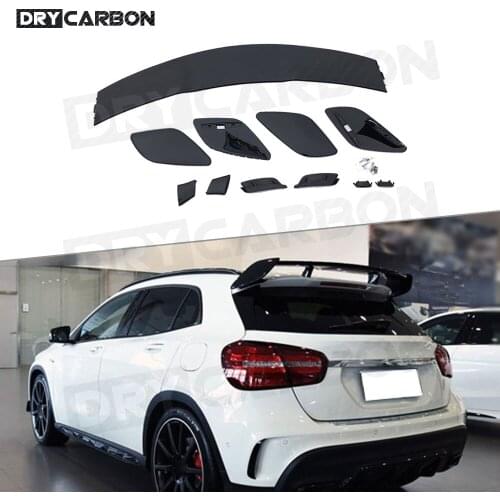 Carbon Fiber / ABS Rear Roof Spoiler Boot window Racing Wings for Benz GLA Class X156 GLA200 GLA260 GLA45 2015-2019 Car Styling