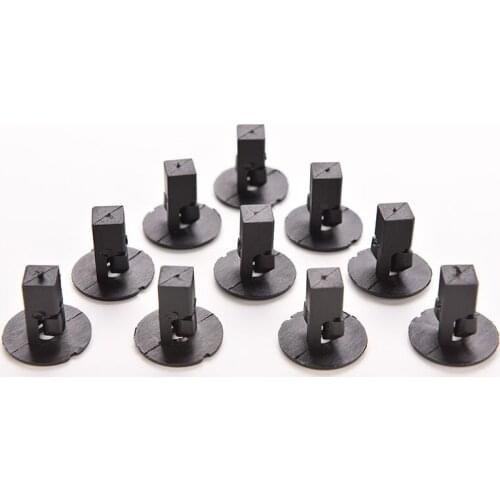 10pcs/bag Hot Selling Black Nylon General Clips Fender Liner Screw Grommets 9MM For Toyota Tacoma Lexus