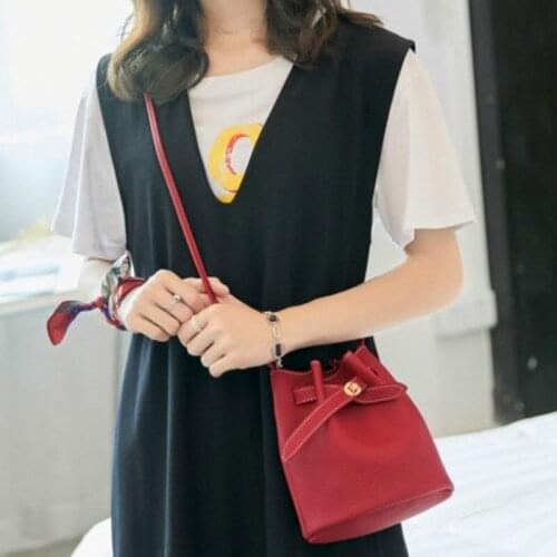 2021 Fashion Crossbody Bag For Women Shoulder Bag Messenger Bag Women Bags Large Capacity PU Leather Bag Bucket Bag Handbag