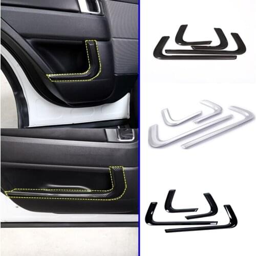 4pcs For Land Rover Range Rover Sport 2014-2018 Car ABS Chrome Inner Door Decoration Strip Trim Accessory