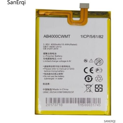 4000mAh / 15.4Wh AB4000CWMT Phone Replacement Battery For Philips AB4000CWMT Batterie Bateria Batterij battery