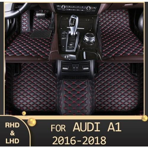 MIDOON Car floor mats for AUDI A1 2016 2017 2018 Custom auto foot Pads automobile carpet cover