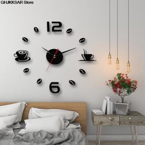 Large Decorative Horloge Digital Clock Sale Time-limited Clocks Creative Real Quartz Wall Clocks Coffee Diy Fashion Modern Life