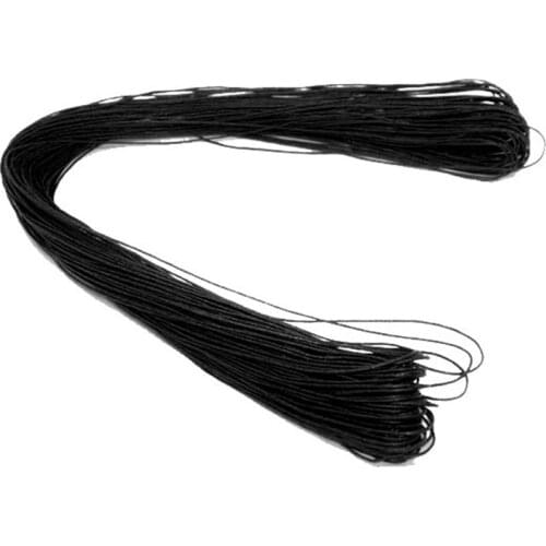 DoreenBeads 80M Wholesale Black Waxed Cotton Necklace Cord 1mm (B07405), yiwu