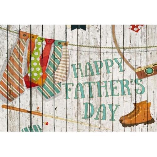 Happy Fathers Day photo backgrounds polyester fabric vintage banner photo backdrop for photography studio kits photophone G-389
