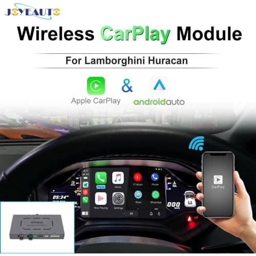 Joyeauto For Lamborghini Huracan Wireless Apple Android Auto Carplay Mirror Link OEM Front Rear Camear Aftermarket Accessories