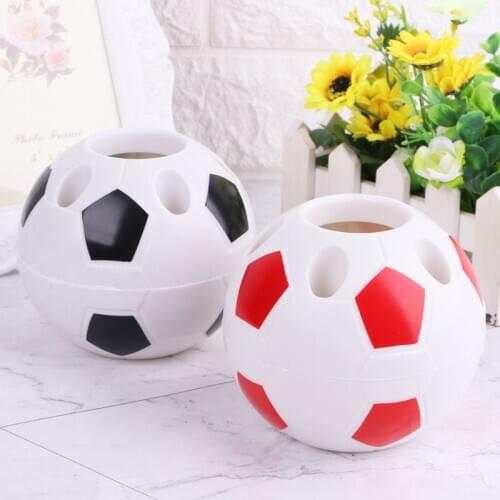 Creative Football Pen Holder Toothbrush Container Multifunction Office Organizer