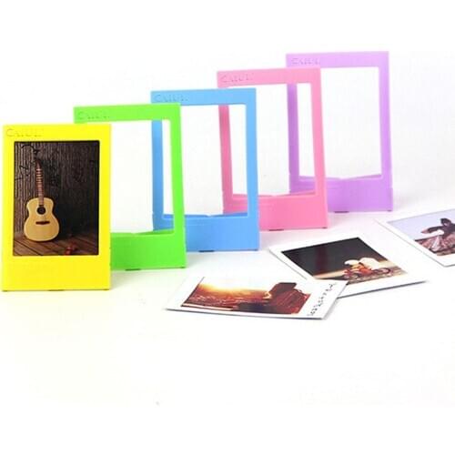 Mini Photo Picture Frame for Polaroid 3 Inch Colorful Picture Frames Home Decorative