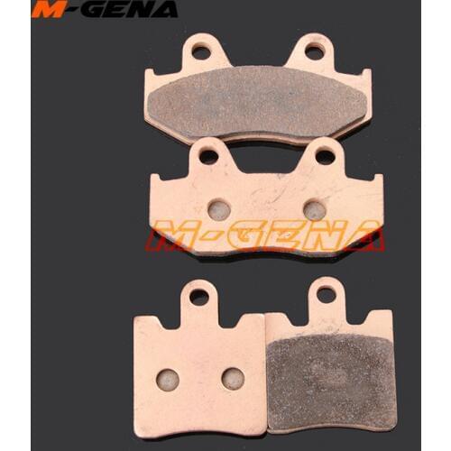 Motorcycle metal sintering brake pads For Burgman 250 AN250 98-06 AN400 99-06 2000 2001 2002 2003 2004 2005