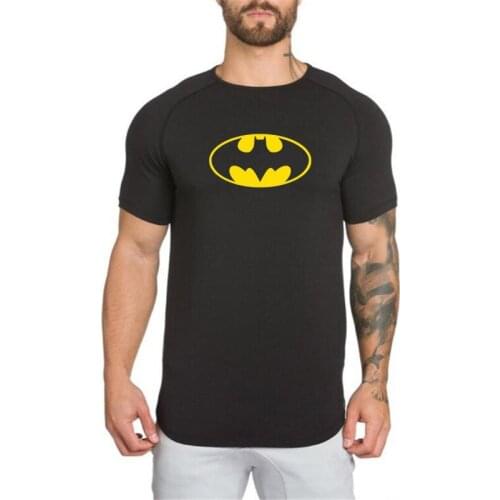 New Brand Summer Fashion Cotton Casual T Shirts Breathable Mens Short Cool T-Shirt Tops Short Sleeve Fitness Sports T Shirts