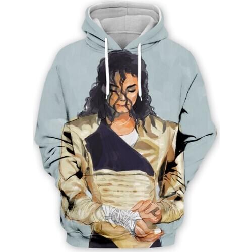PLstar Cosmos Pop King Legend Singer Musician Michael Jackson Streetwear Pullover Colorful 3DPrint Men/Women Harajuku Hoodies 19