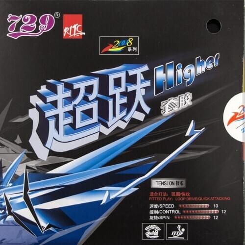 RITC Friendship729 Higher table tennis rubber pips in with sponge pingpong rubber