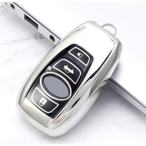 TPU full protect Key Shell Cover Key Case For Subaru Legacy XV Forester Outback Subaru BRZ Key Cover Keyless
