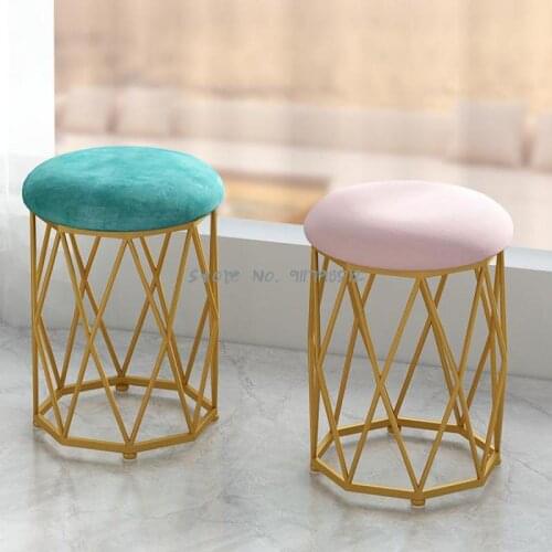 Dressing stool makeup stool girl cute bedroom Nordic modern minimalist dressing table stool light luxury high-end nail stool