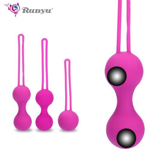 Vaginal Balls Trainer Smart Ball Kegel Ball Ben Wa Vagina Tighten Exercise No Vibrator Sexshop Vaginal Geisha Ball vaginal bulb