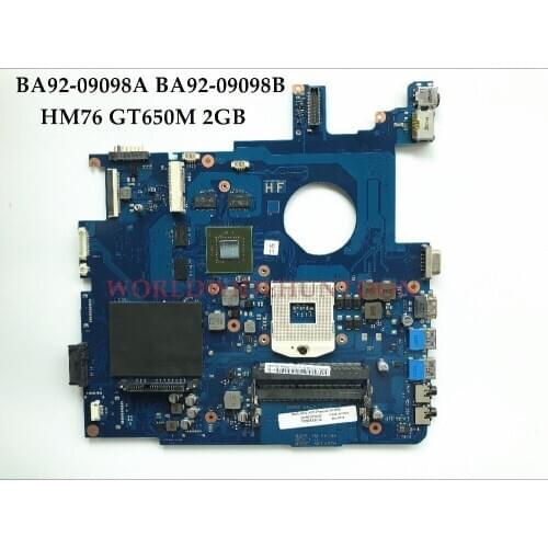 High Quality BA92-09098A For Samsung NP500P5C 500P5C Laptop Motherboard BA92-09098B HM76 PGA989 GT650M 2GB 100% Fully Tested