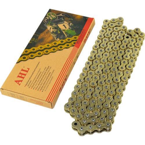 Motorcycle Parts Drive Chain 520 Pitch Heavy Duty Gold Chain For SUZUKI GSXR1000 2001-2007 GSXR600 GSXR750 1997-2009 2011