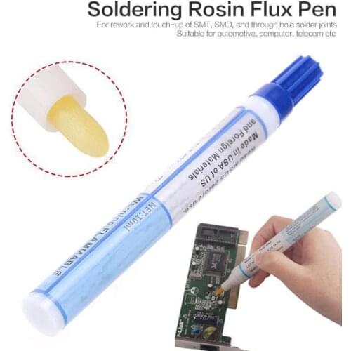 1pcs 951 Soldering Flux Pen Low-solids Kester Cleaning-free Welding Pen For Solar Cell D4H4