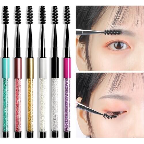 1Pc Colorful Eye Makeup Brush for Eyelash Eyebrow Cosmetic Brush Eyelash Extension Makeup Tool Eyes Cosmetic Comb Tool