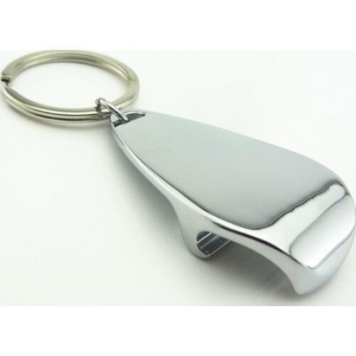 FREE SHIPPING BY DHL 100pcs/lot Metal Bottle Opener Keychains Zinc Alloy Blank Keyrings for Gifts