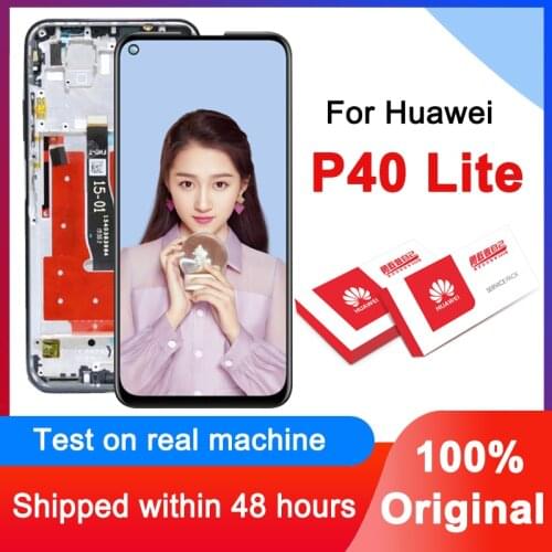 Original Tested 6.4'' Display Replacement For Huawei P40 Lite LCD Touch Screen Digitizer Assembly For Nova 6 SE LCD Panel