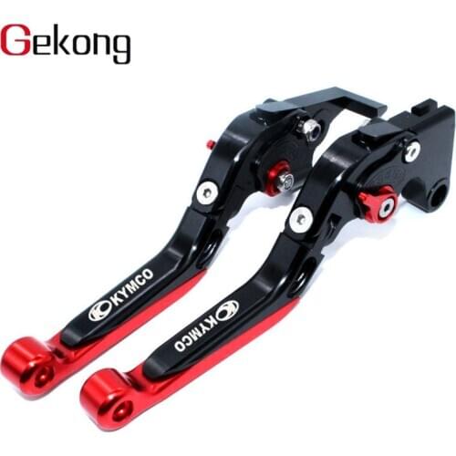 For KYMCO Xciting 250 CK250T 300 CK300T ABS 400 500RI S400 K-XCT 300 NIKITA 200/300I CNC Folding Extendable Brake Clutch Levers