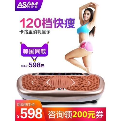 Home Lazy Sports Fitness Equipment Plastic Waist Plastic Legs Artifact Weight Loss Machine Shaking Machine Vibrating Platform