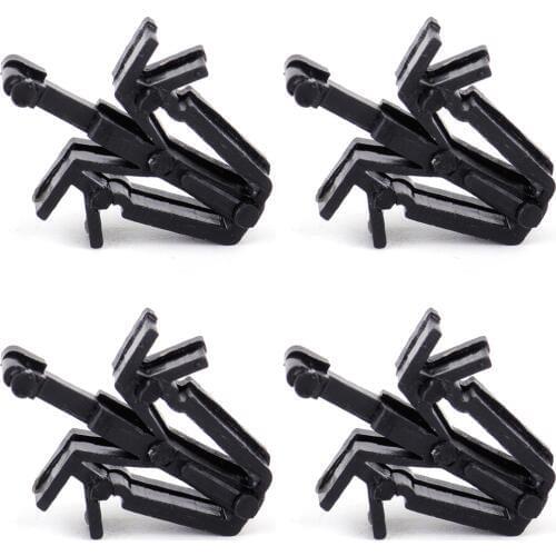 DWCX 20x Car Black Nylon Grille Clip Clips Retainer 90467-12040 / 9046712040 Fit For Toyota Tacoma RAV4 Pickup Truck 4Runner