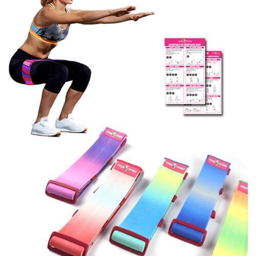 Men&women Hip Resistance Bands Adjustable Booty Leg Exercise Elastic Bands for Gym Yoga Stretching Training Fitness Workout